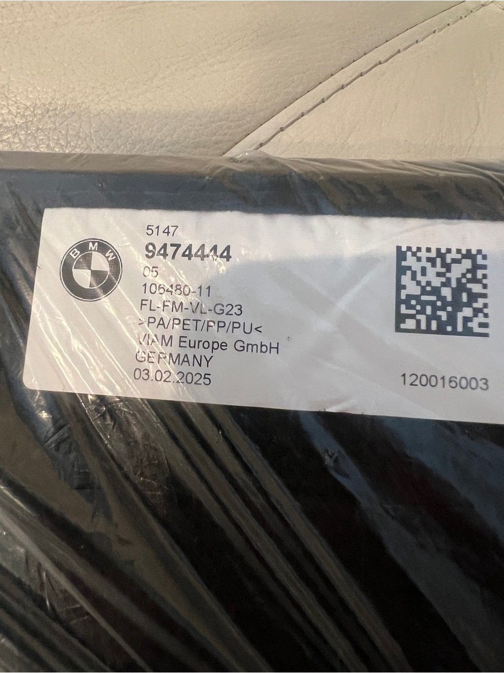 BMW 2025 4-Series All-Weather Floor Mats - Black Original  never used